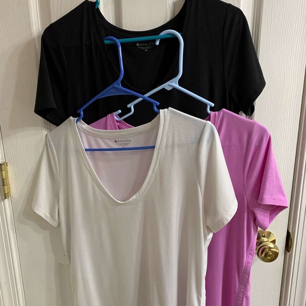 Athleta Essence Vital Tee Lot of 3 Size Medium